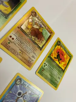 1st Edition Pokemon Team Rocket RARE Lot Dark Dugtrio Vileplume Bastoise Slowbro - Image 2
