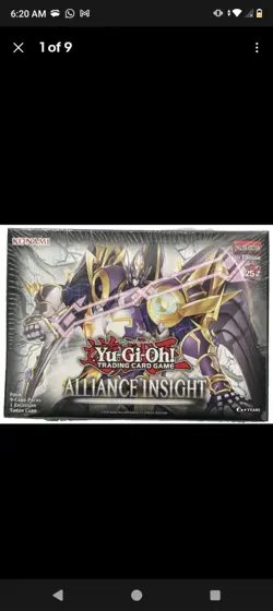 YUGIOH: Alliance Insight 1st Edition MINI BOOSTER BOX - FACTORY SEALED NEW - Image 1