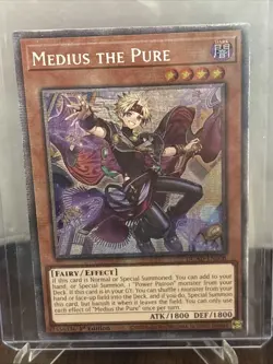 Yugioh Medius the Pure DUAD-EN008 Starlight Rare 1st Edition NM - Image 1