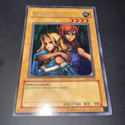 Yugioh Gemini Elf LON-000 Secret Rare Unlimited REVERSE FOIL ERROR - Image 1