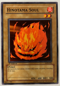Yugioh LOB-015 Charubin the Fire Knight 1st Ed. Vintage Orig. Mint out of Pack + - Image 5