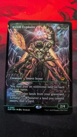 MTG - Icetill Explorer - FOIL Showcase Rare #362 English - Edge of Eternities NM - Image 1