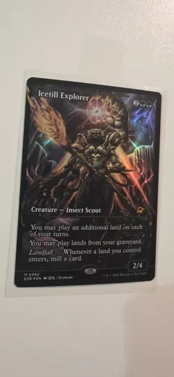 MTG - Icetill Explorer - FOIL Showcase Rare #362 English - Edge of Eternities NM - Image 3