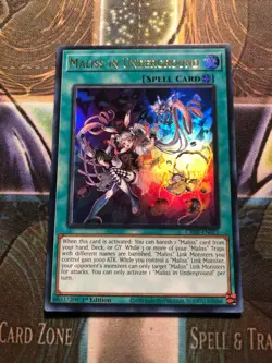 *** MALISS IN UNDERGROUND *** 1ST EDITION ULTRA RARE CRBR-EN021 YUGIOH! - Image 1