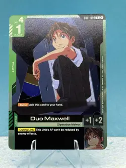 Gundam Card Game Newtype Rising Duo Maxwell GD01-090 R - Image 1