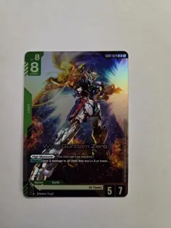 Wing Gundam Zero GD01 024 LR Gundam Card Game - Newtype Rising - Image 1
