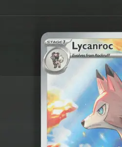 Lycanroc 166/159 Journey Together Full Art Ultra Rare Holo Pokemon Card NM - Image 3