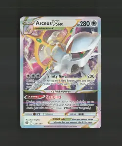 Arceus VSTAR 123/172 Brilliant Stars Ultra Rare Holo Pokemon Card LP+ - Image 1