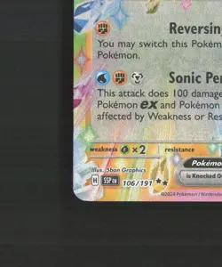 Flygon ex 106/191 Surging Sparks Ultra Rare Holo Pokemon Card NM - Image 5