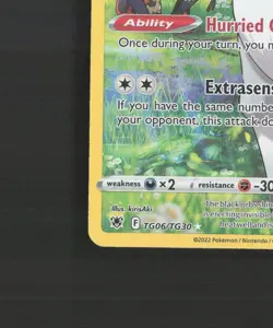 Wyrdeer TG06/TG30 Astral Radiance Full Art Ultra Rare Holo Pokemon Card NM - Image 5