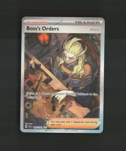 Boss's Orders 265/193 Paldea Evolved Full Art Ultra Rare Holo Pokemon Card NM - Image 1