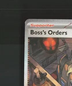 Boss's Orders 265/193 Paldea Evolved Full Art Ultra Rare Holo Pokemon Card NM - Image 3
