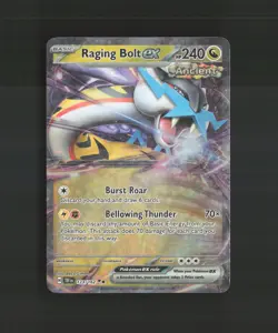 Raging Bolt ex 123/162 Temporal Forces Ultra Rare Holo Pokemon Card NM - Image 1