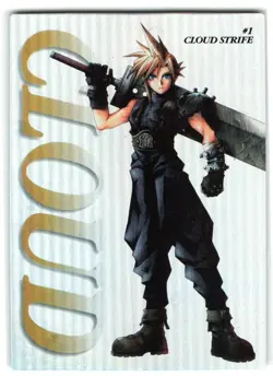 Cloud Strife Final Fantasy VII Trading Card Game Square Enix Bandai Japanese - Image 2