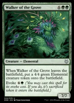 Walker of the Grove 024/076 Duel Decks MTG Magic the Gathering card - Image 1