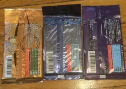 Gundam War TRADING CARD GAME BOOSTER Lot Of 3 Sealed Japanese 2000 Bandai - Image 2