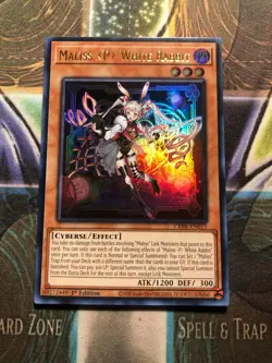 *** MALISS P WHITE RABBIT *** 1ST EDITION ULTRA RARE CRBR-EN015 YUGIOH! - Image 1