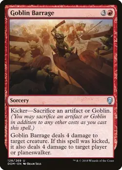 [MTG] Goblin Barrage (128) (DOM) LP-HP - Image 1