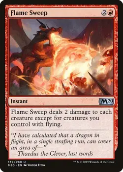 [MTG] Flame Sweep (139) (M20) LP-HP - Image 1