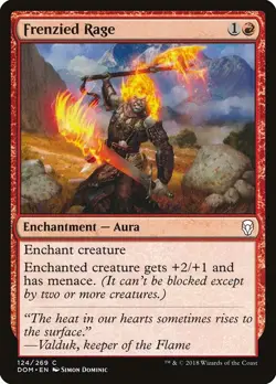 [MTG] Frenzied Rage (124) (DOM) LP-HP - Image 1
