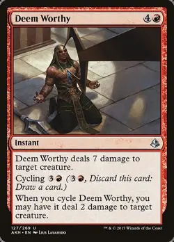 [MTG] Deem Worthy (127) (AKH) LP-HP - Image 1