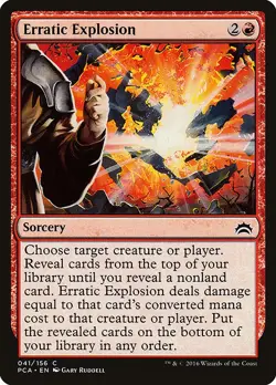 [MTG] Erratic Explosion (041) (PCA) LP-HP - Image 1
