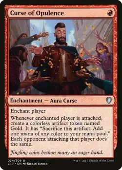[MTG] Curse of Opulence (024) (C17) LP-HP - Image 1