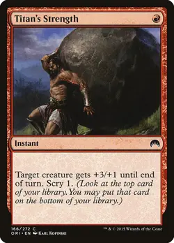 [MTG] Titan's Strength (166) (ORI) LP-HP - Image 1