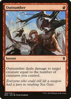 [MTG] Outnumber (150) (BFZ) LP-HP - Image 1