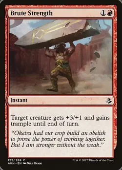 [MTG] Brute Strength (122) (AKH) LP-HP - Image 1
