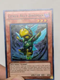Yugioh Genex Ally Birdman HA04-EN037 Super Rare 1st Ed VLP - Image 2