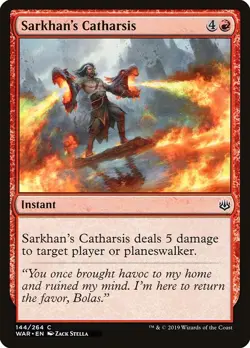 [MTG] Sarkhan's Catharsis (144) (WAR) LP-HP - Image 1