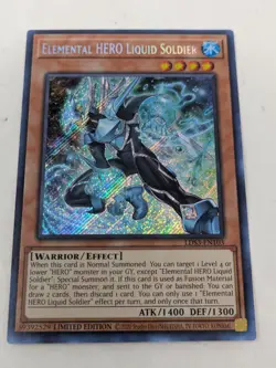 Yugioh Elemental HERO Liquid Soldier LDS3-EN103 Secret Rare Limited Edition NM - Image 1