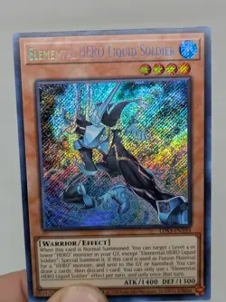 Yugioh Elemental HERO Liquid Soldier LDS3-EN103 Secret Rare Limited Edition NM - Image 2
