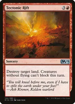 [MTG] Tectonic Rift (162) (M19) LP-HP - Image 1
