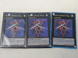 Yugioh 3x Blade Armor Ninja ORCS-EN041 Super Rare 1st Ed NM - Image 1