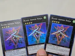 Yugioh 3x Blade Armor Ninja ORCS-EN041 Super Rare 1st Ed NM - Image 2