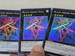 Yugioh 3x Blade Armor Ninja ORCS-EN041 Super Rare 1st Ed NM - Image 3