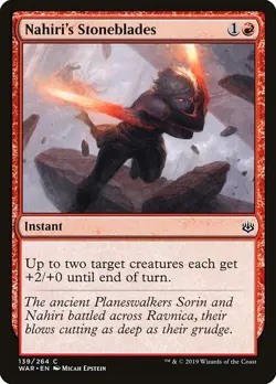 [MTG] Nahiri's Stoneblades (139) (WAR) LP-HP - Image 1