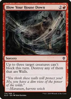 [MTG] Blow Your House Down (114) (ELD) LP-HP - Image 1