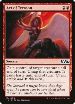 [MTG] Act of Treason (127) (M19) LP-HP - Image 1