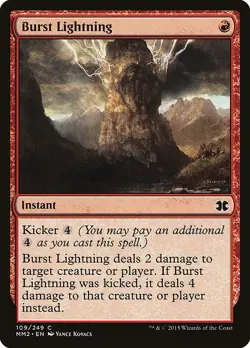 [MTG] Burst Lightning (109) (MM2) LP-HP - Image 1