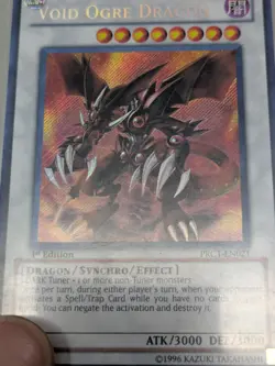 Yugioh-Void Ogre Dragon PRC1-EN021 Secret Rare 1st Edition - Image 2