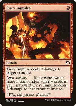 [MTG] Fiery Impulse (145) (ORI) LP-HP - Image 1