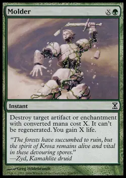 MTG magic cards 2x Molder Time Spiral NM-Mint, English - Image 1