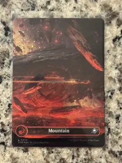 Mountain (Borderless Galaxy FOIL) Edge of Eternities - MTG - Image 1