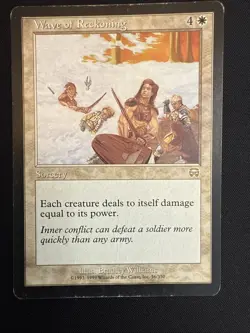 Wave of Reckoning Mercadian Masques MTG Magic the Gathering - Image 3