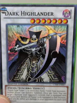 Yugioh - 3x Dark Highlander CT09-EN007 Limited Edition Super Rare NM - Image 2
