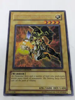 Yugioh Elemental Hero Sparkman YSD-ENS01 Ultra Rare Limited Edition HP - Image 1