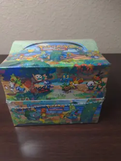 Sealed 2021 Pokemon Celebrations Complete 8 Mini Tin Set & Display Box 820650819377 - Image 1